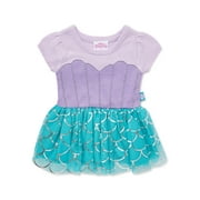 Disney Baby Girl Little Mermaid Ariel Cosplay Dress, Sizes 0/3 Months-6/9 Months
